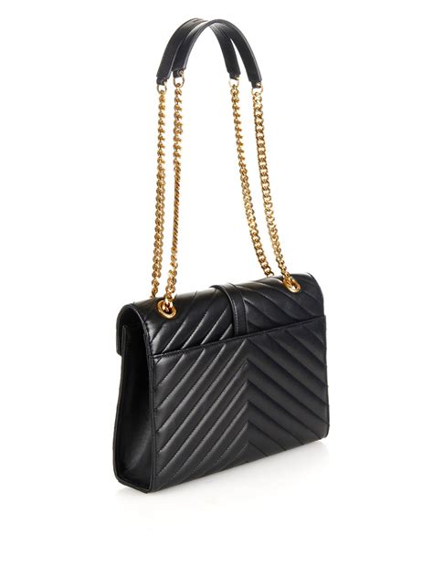 saint laurent shoulder bag|saint laurent quilted leather shoulder bag.